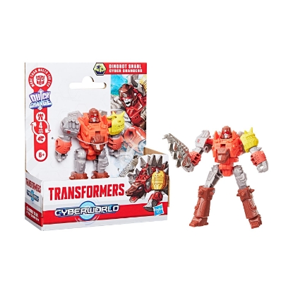 Picture of Hasbro Transformers: Cyberworld - Dinobot Snarl Cyber Changers Action Figure (G1042)