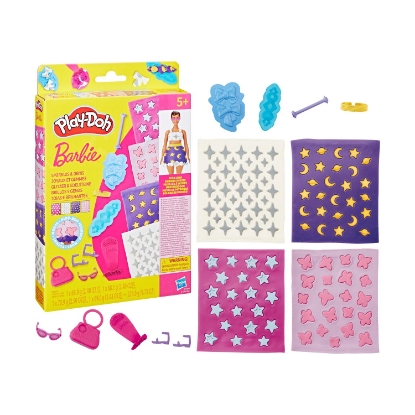 Picture of Hasbro Play-Doh: Fashion - Barbie Designer Patterns Packs Sparkles And Gems (G1364)