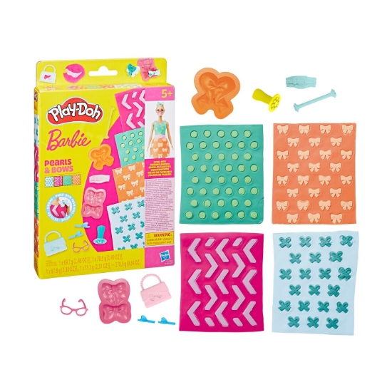 Picture of Hasbro Play-Doh: Fashion - Barbie Designer Patterns Packs Pearls And Bows (G1365)