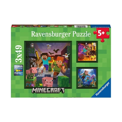 Picture of Ravensburger Puzzle: Minecraft Biomes (3x49 pcs) (5621)
