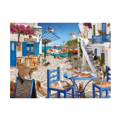 Picture of Ravensburger Puzzle: Cats in Mykonos (1500 pcs) (12001450)
