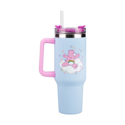 Picture of Paladone: Care Bears- 1200ml Insulated Cup And Straw (PP14607CB)