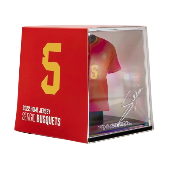 Picture of FanCollex: MyJersey - Spain Home 2022 European Championship Sergio Busquets (06MY00003)