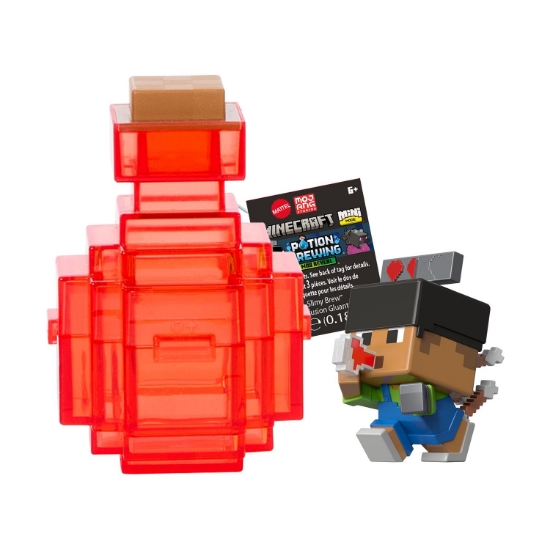 Picture of Mattel Minecraft: Mini Mode - Potion Brewing Slimy Brew Red (JCD11)