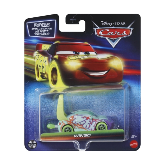 Picture of Mattel Disney Cars: Glow Racers - Wingo Vehicle (JDH68)