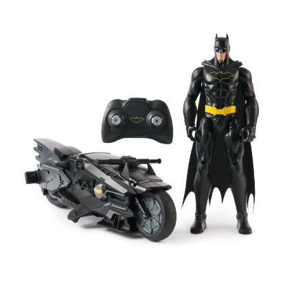 Picture of Spin Master DC Universe: Batman - Batcycle R/C with Action Figure 30cm (6072896)