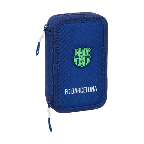 Picture of Safta: FC Barcelona - Double Filled Pencil Case (28pcs) Navy Blue (412525854)