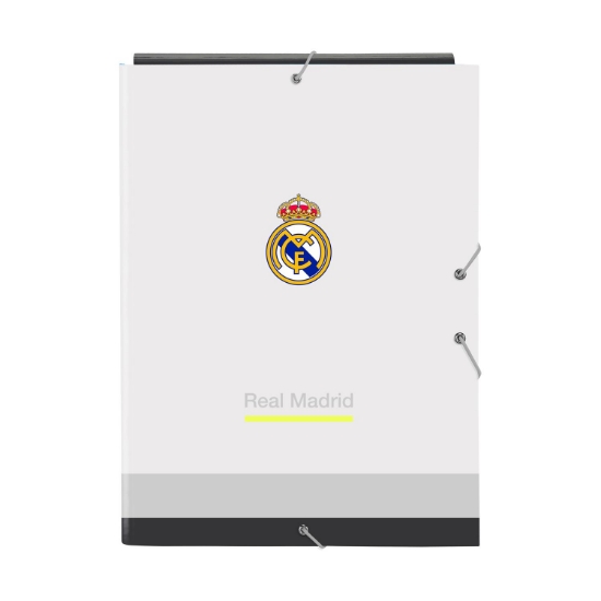 Picture of Safta: Real Madrid 25/26 Home Kit - Folio Cardboard Elastic Binder (512554068)