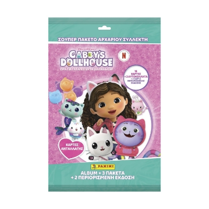 Picture of Panini Gabby's Dollhouse: Starter Pack (1 binder, 3 packs of 5 cards plus 2 limited edition cards)