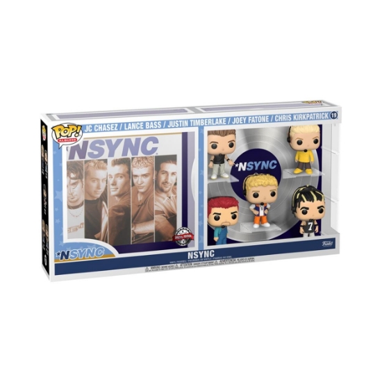 Picture of Funko Pop! Albums Deluxe: NSYNC - JC Chasez, Lance Bass, Justin Timberlake, Joey Fatone, Chris Kirkpatrick (NSYNC) (Special Edition) #19 Vinyl Figures