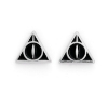 Picture of Carat Shop Harry Potter - Deathly Hallows Black Stud Earrings (WES0054)