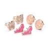Picture of Carat Shop Wicked - Glinda Butterfly, G and Shoe Stud Earring Set (WKSE0001)