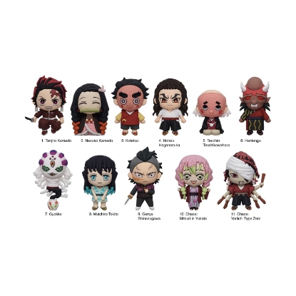 Picture of Monogram: Demon Slayer (Series7) (Blind Bag/Random) 3D Foam Bag Clips Figures (74645)