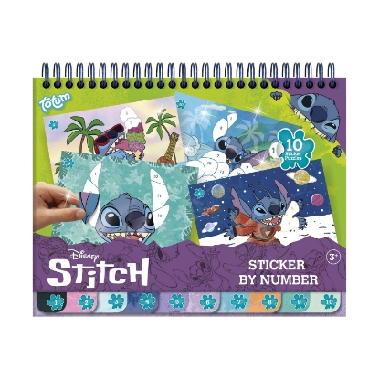 Picture of Totum Disney: Stitch - Sticker By Number Pad (TT700123)