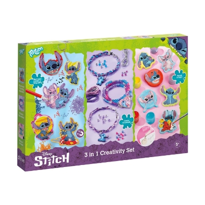 Picture of Totum: Disney Stitch - 3 In 1 Creativity Set Model & Paint (TT700161)