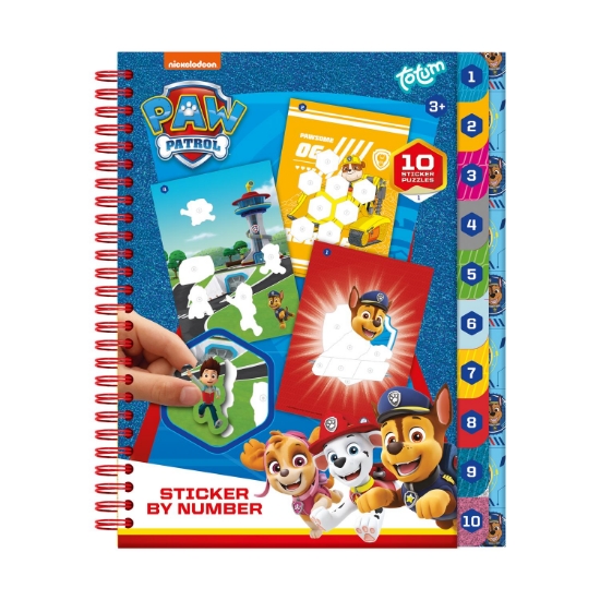 Picture of Totum: Paw Patrol - Sticker By Number Book (TT721159)
