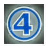 Picture of Paladone Marvel: Fantastic 4 - Wall Mountable LED Neon Light (PP14789MUVN)
