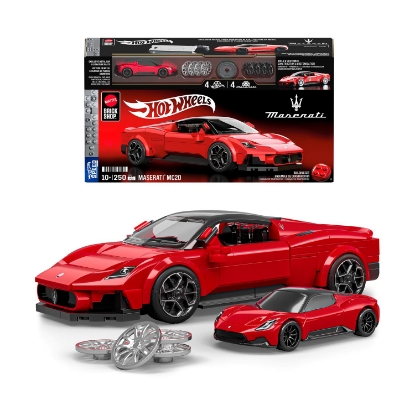 Picture of Mattel Hot Wheels: Speed Series Brick Shop - Maserati MC20 Vehicle (JFR90)