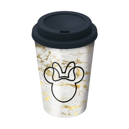 Picture of Stor: Disney: Minnie Mouse Small Plastic Double-Walled Coffee Tumbler (390ml) (01048)