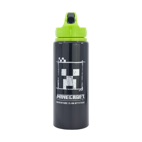 Picture of Stor: Minecraft - Aluminium Sport Bottle (730ml) (75610)