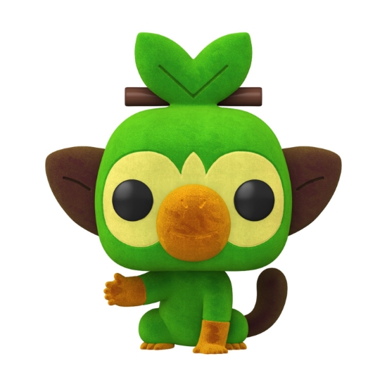 Picture of Funko Pop! Games: Pokemon - Grookey (Flocked) (Special Edition) #957 Vinyl Figure