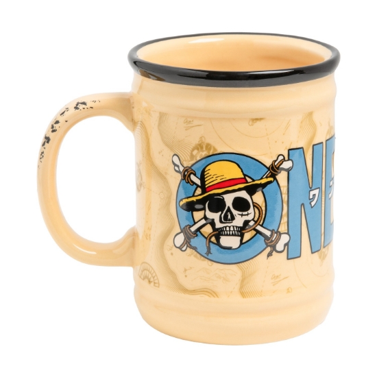 Picture of Paladone: One Piece - Jolly Roger Shaped Mug (PP14651OPNF)