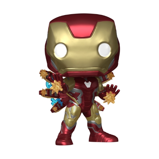 Picture of Funko Pop! Plus: The Infinity Saga - Iron Man (Glows in The Dark) #1555 Bobble-Head Vinyl Figure