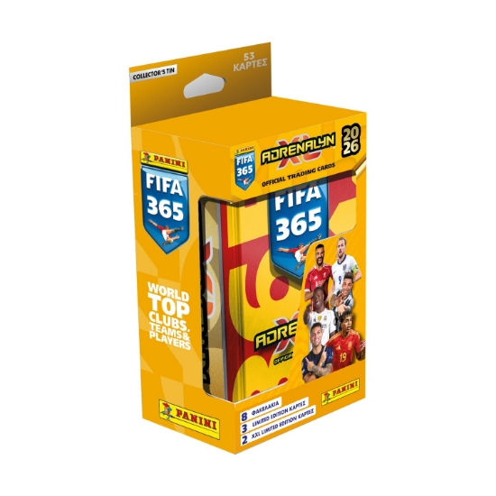 Picture of Panini Fifa 365: 2026 Adrenalyn XL-  Metal Classic Tin (8 Packs , 3 Limited Edition Cards , 2 XXL Limited Edition Cards)