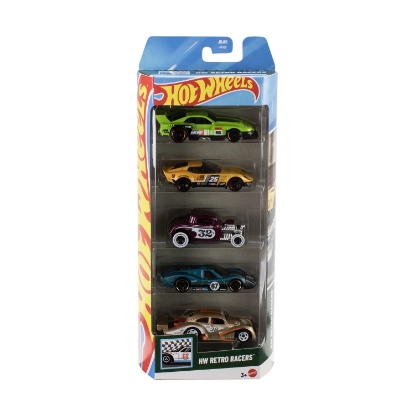 Picture of Mattel Hot Wheels - HW Retro Racers (Set Of 5) (JBJ86)