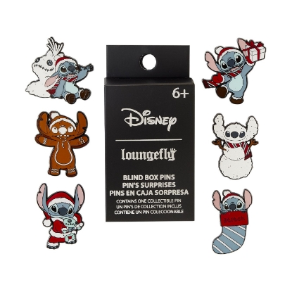 Picture of Loungefly Disney: Lilo & Stitch - Holiday Mystery Box Pin Set (WDPN3215)