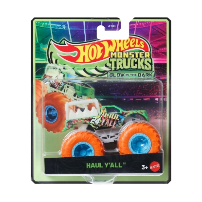 Picture of Mattel Hot Wheels: Monster Trucks Glow In The Dark - Haul Y'All Vehicle (JFX21)