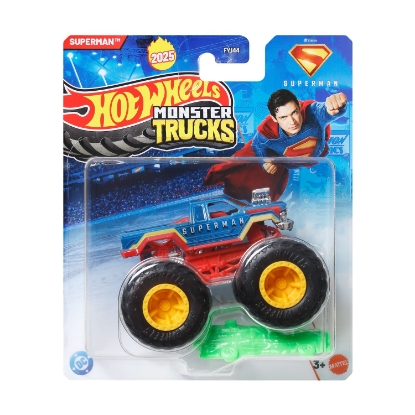 Picture of Mattel Hot Wheels Monster Trucks: DC 2025 - Superman Die-Cast Vehicle (JDP67)