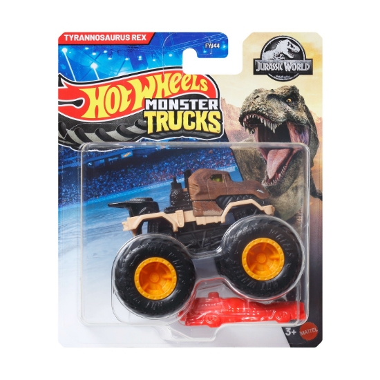 Picture of Mattel Hot Wheels: Monster Trucks Jurassic World - Tyrannosaurus Rex Die-Cast Vehicle (JDP82)